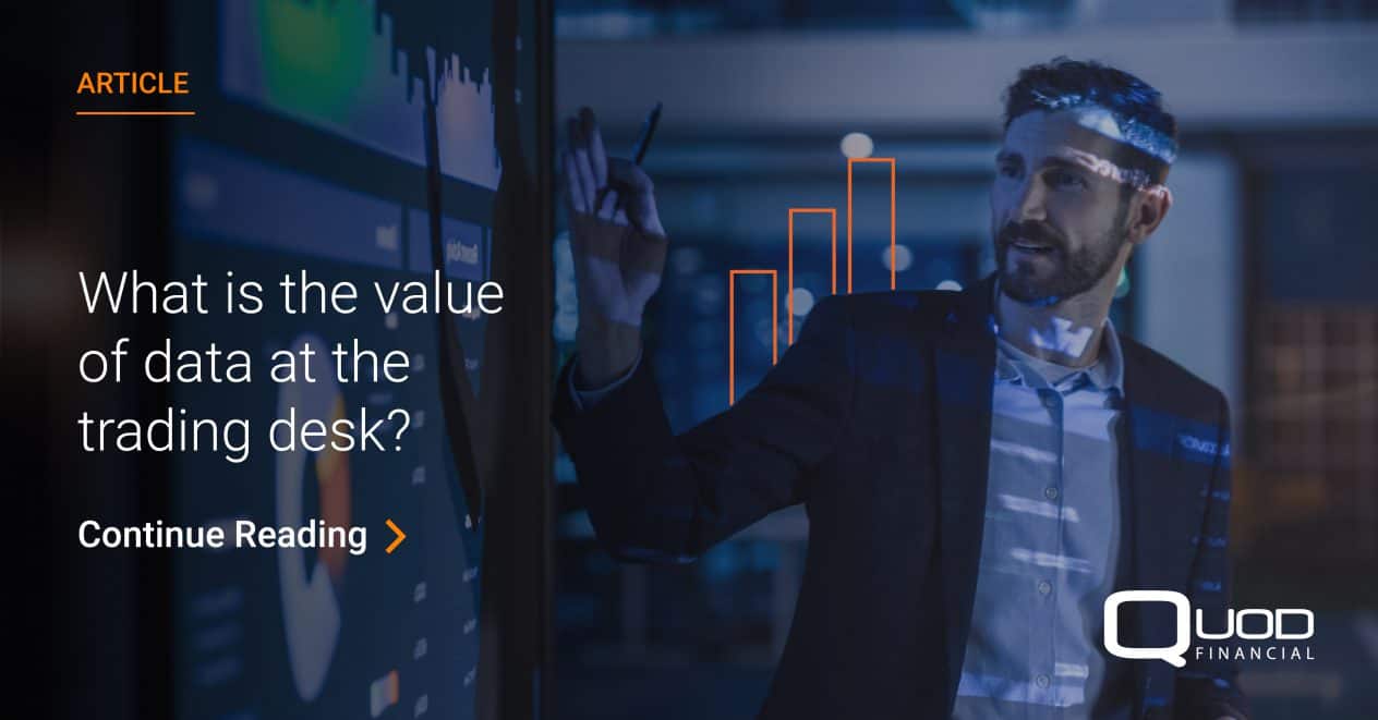 The value of data at the trading desk