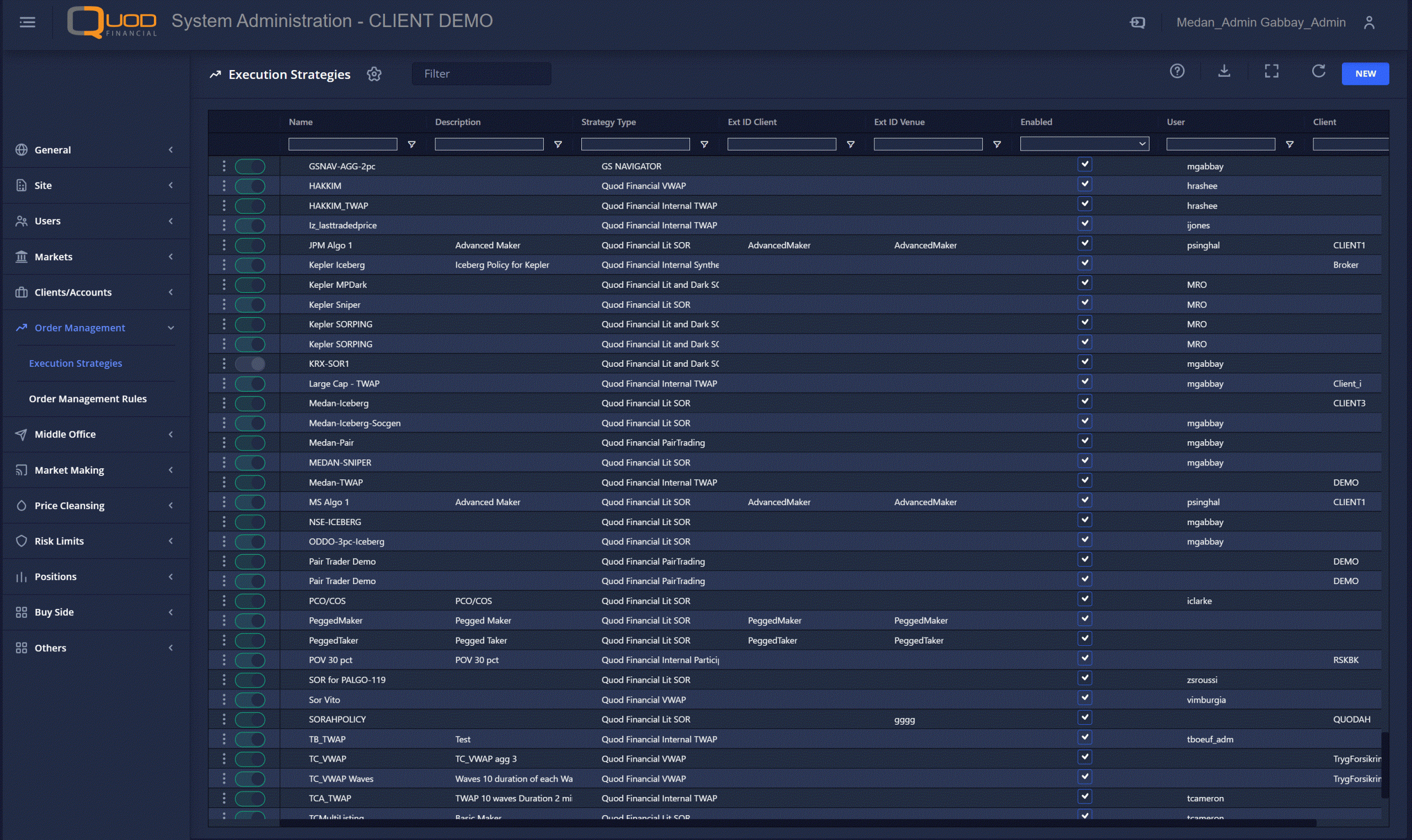 Algo Builder Quod Financial