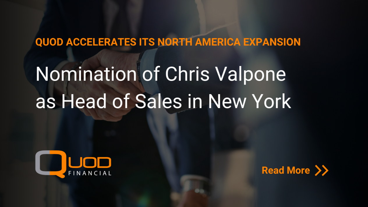 Quod Financial accelerates its North America expansion with the nomination of Chris Valpone as head of Sales in New York